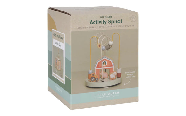 Little Dutch - Activiteitenspiraal Little Farm FSC, Activiteiten speelgoed, Little Dutch, Keekabuu