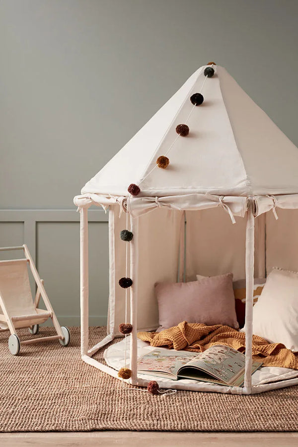 Kids Concept - Paviljoen Tent - Canvas Speelhuis, Speelhuisjes & tenten, Kid's Concept, Keekabuu