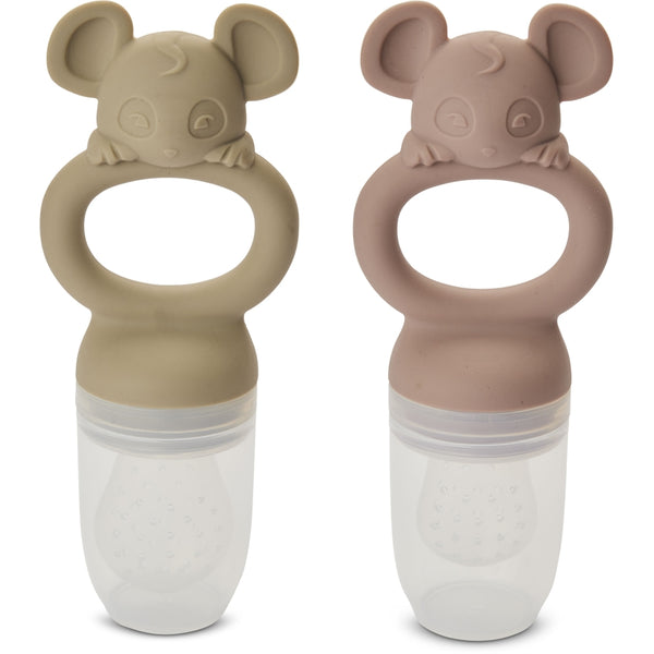 Nuuroo - Siliconen Fruit Sabbelaar - Lauge (Set van 2) - Keekabuu