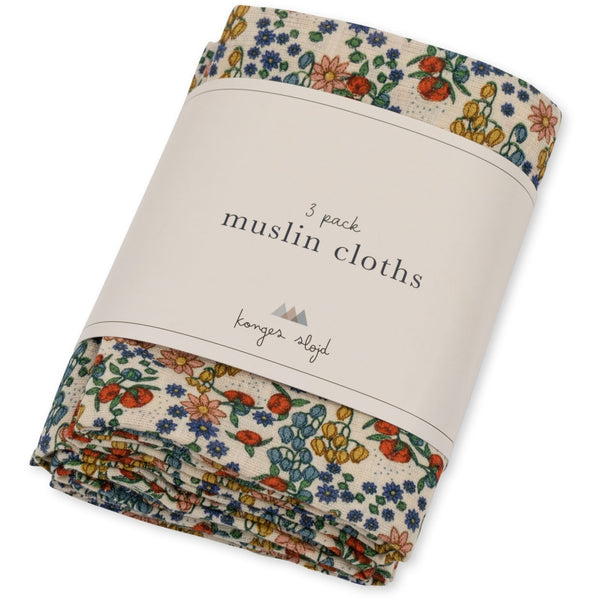Konges Slojd - Hydrofiele Doek  (Set van 3), Hydrofiele doeken, Konges Slojd, Keekabuu