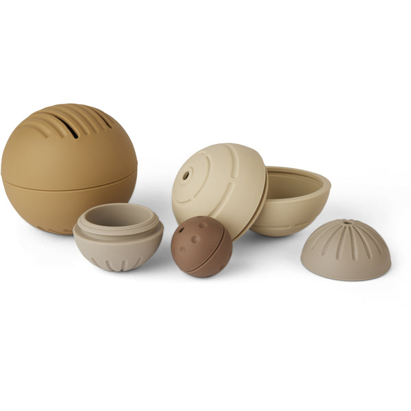 Nuuroo - Neo- Siliconen Ballenset (set van 4) - Brown mix - Keekabuu