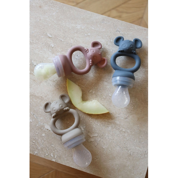 Nuuroo - Siliconen Fruit Sabbelaar - Lauge (Set van 2) - Keekabuu