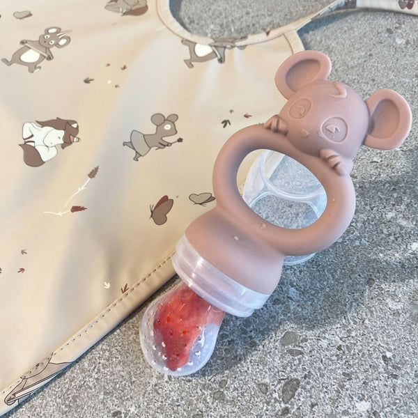 Nuuroo - Siliconen Fruit Sabbelaar - Lauge (Set van 2) - Keekabuu