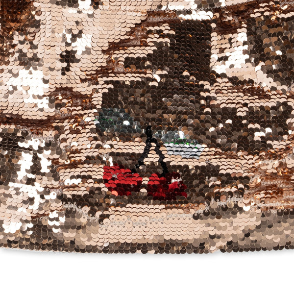 Konges Slojd - Glinsterende Paillettenjurkje Lulu - Brazilian Sand - Keekabuu