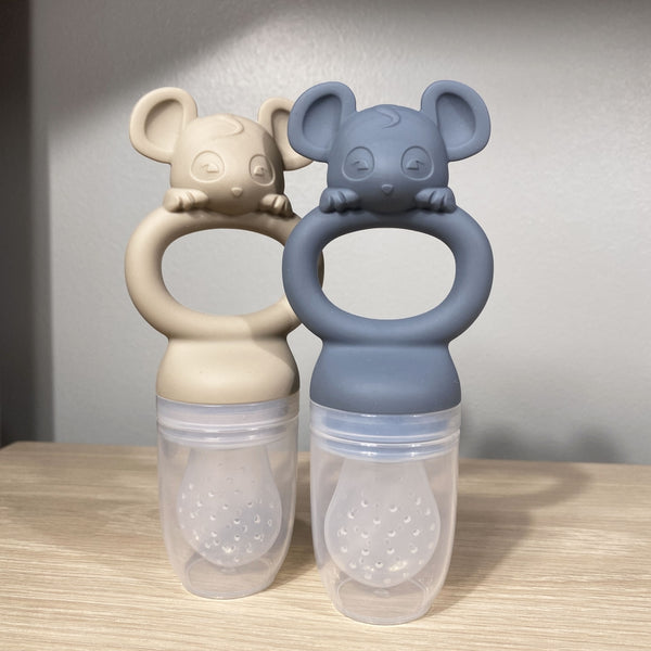 Nuuroo - Siliconen Fruit Sabbelaar - Lauge (Set van 2) - Keekabuu