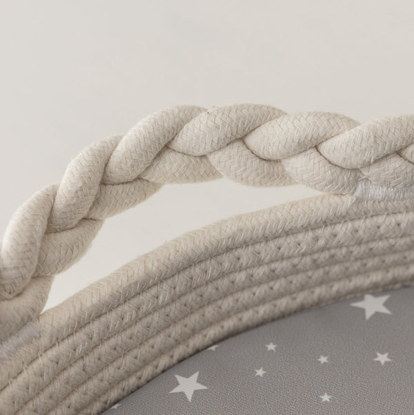 Yunioo - Aankleedkussen - Verschoonkussen - Mozesmand - Wit (80cm)