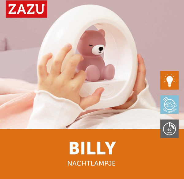 Zazu - Nachtlampje Billy The Bear - met slimme huilsensor