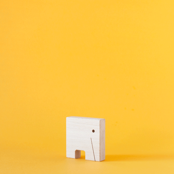 Makii - Animals Parade 3er-Set Elefant + Löwe + Krokodil FSC-Buchenholz