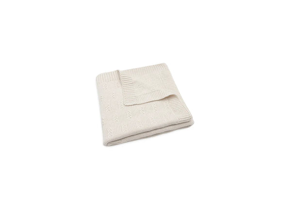 Jollein -  Wieg deken 75x100cm Grain Knit - Oatmeal - Keekabuu