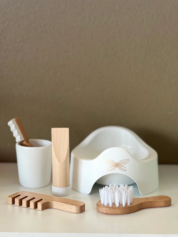 byASTRUP - Puppenpflege-Set mit Töpfchen - Kinderzimmer-Set