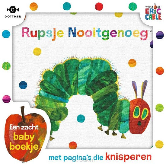 Gottmer Kinderboeken - Rupsje Nooitgenoeg Babyboek - Knispergeluiden, Babyboeken, Gottmer, Keekabuu