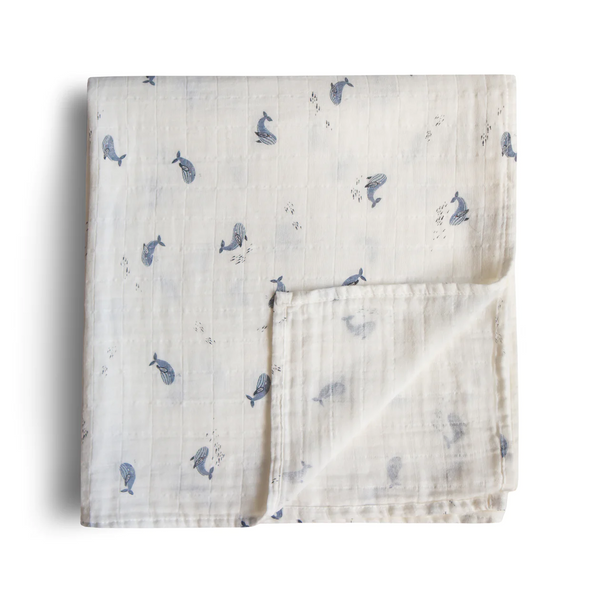 Mushie - Hydrofiele Doek met Print (XL formaat), Hydrofiele doeken, Mushie, Keekabuu
