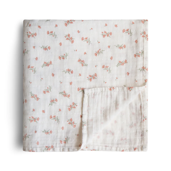 Mushie - Hydrofiele Doek met Print (XL formaat), Hydrofiele doeken, Mushie, Keekabuu
