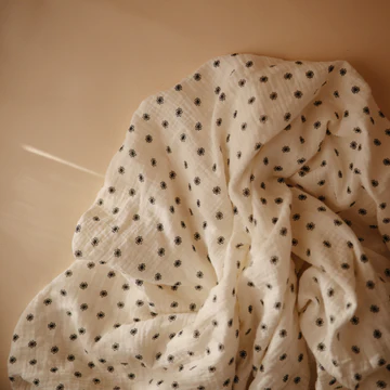 Mushie - Hydrofiele Doek met Print (XL formaat), Hydrofiele doeken, Mushie, Keekabuu