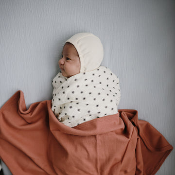 Mushie - Hydrofiele Doek met Print (XL formaat), Hydrofiele doeken, Mushie, Keekabuu
