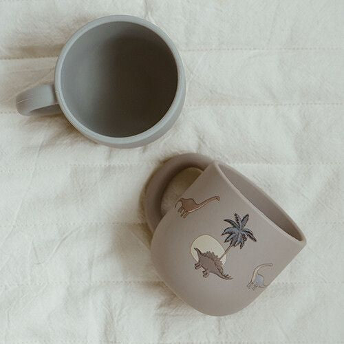 Konges Slojd - Set van 2 Siliconen Kindermokken, Drinkbekers, Konges Slojd, Keekabuu