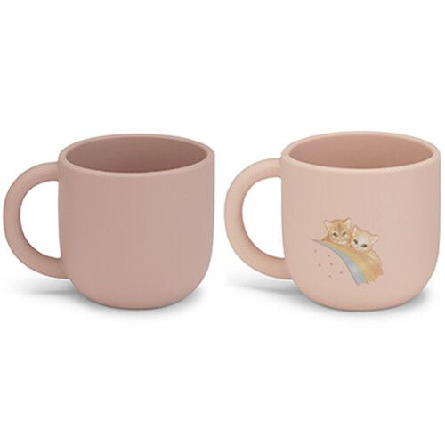 Konges Slojd - Set van 2 Siliconen Kindermokken, Drinkbekers, Konges Slojd, Keekabuu