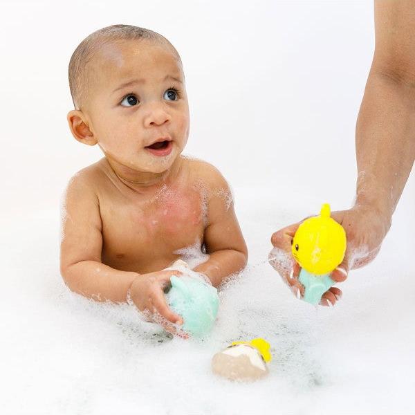 Infantino - Badespielzeug - 3 abwaschbare Badespritzen