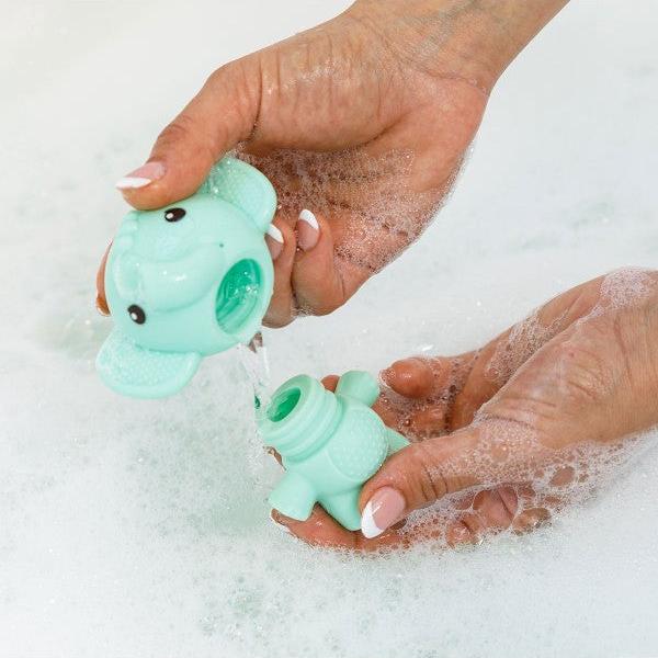 Infantino - Badespielzeug - 3 abwaschbare Badespritzen