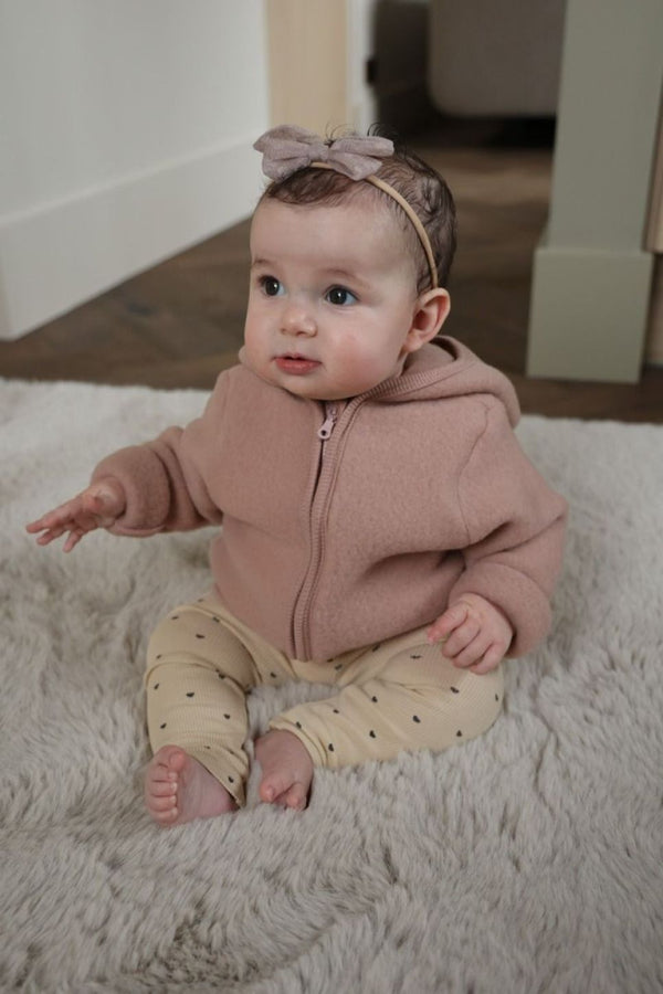 Huttelihut - Baby vest wol met Oortjes - Keekabuu