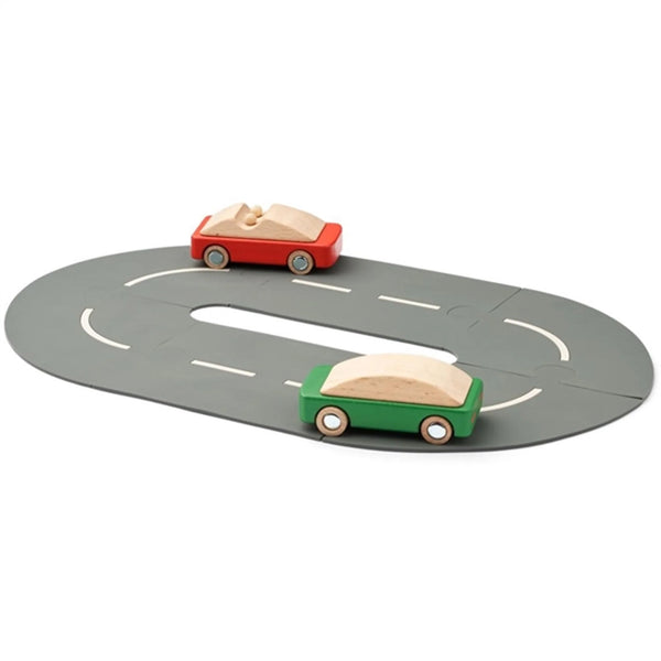 Liewood - Spielset - Autos und Straßen aus Holz - Dorf