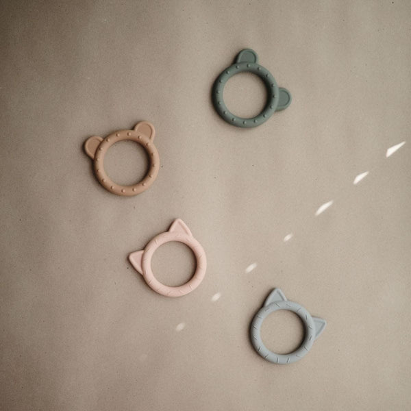 Mushie - Silicone - Anneau de dentition - Ours