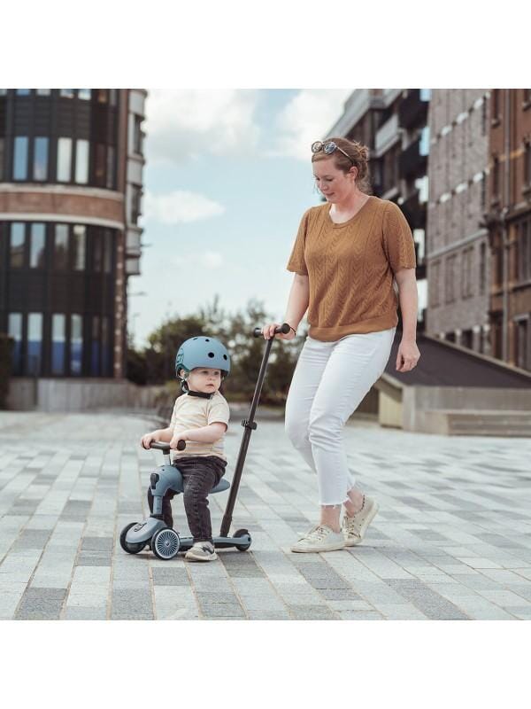 Scoot and Ride - Step avec barre de poussée - Highwaykick 1 - Push and Go - Zitstep et Sta-Step