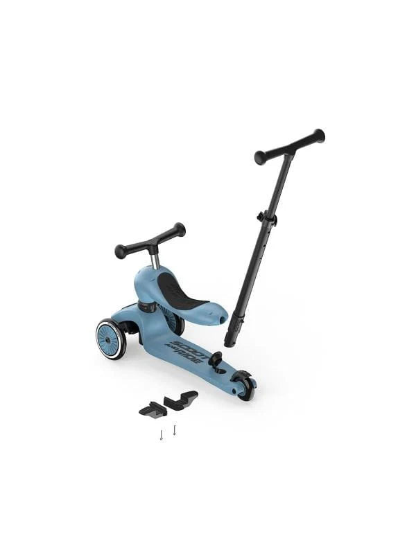 Scoot and Ride - Step avec barre de poussée - Highwaykick 1 - Push and Go - Zitstep et Sta-Step