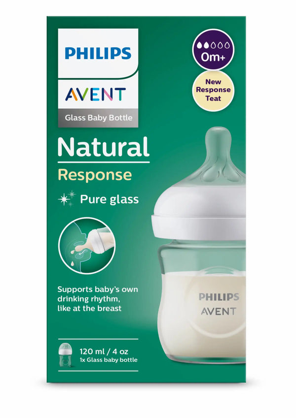 Philips Avent -Natural 3.0 zuigfles -120 ml - Glas, Babyflessen, Philips Avent, Keekabuu
