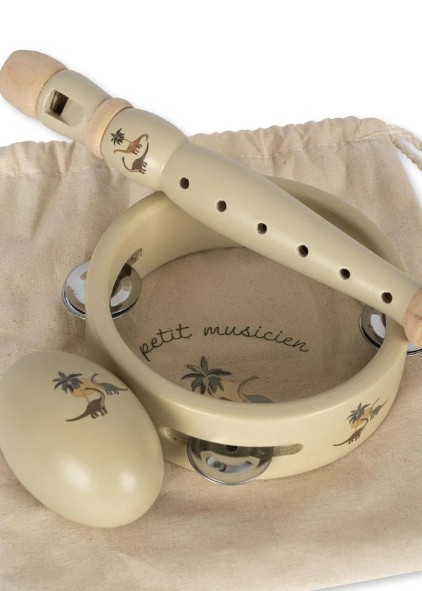 Konges Slojd - Instruments de musique en bois - 3 pièces - Dino