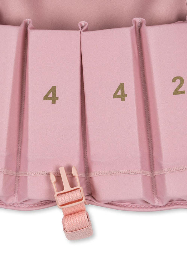 Konges Slojd - Schwimmweste mit Glanzeffekt und Rüschen - Avery - Amour Pink