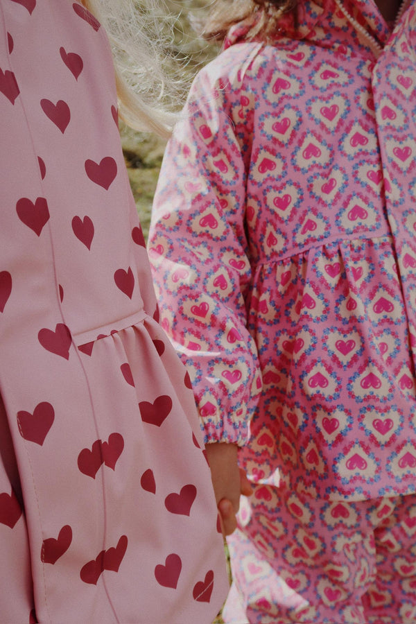 Konges Sløjd - Rain suit - Girl Rainy Palme (2-piece)