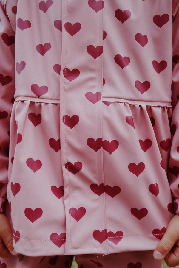 Konges Sløjd - Rain suit - Girl Rainy Palme (2-piece)