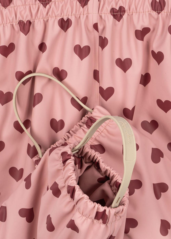 Konges Sløjd - Rain suit - Girl Rainy Palme (2-piece)