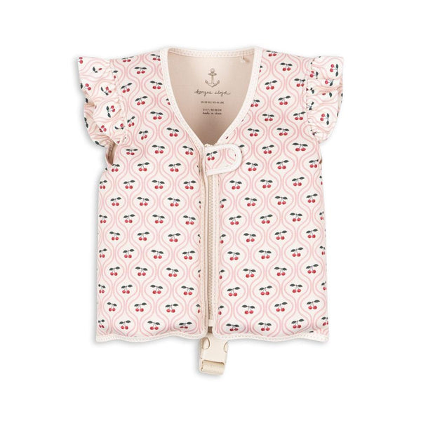 Konges Slojd - Schwimmweste mit Glanzeffekt und Rüschen - Avery - Amour Pink