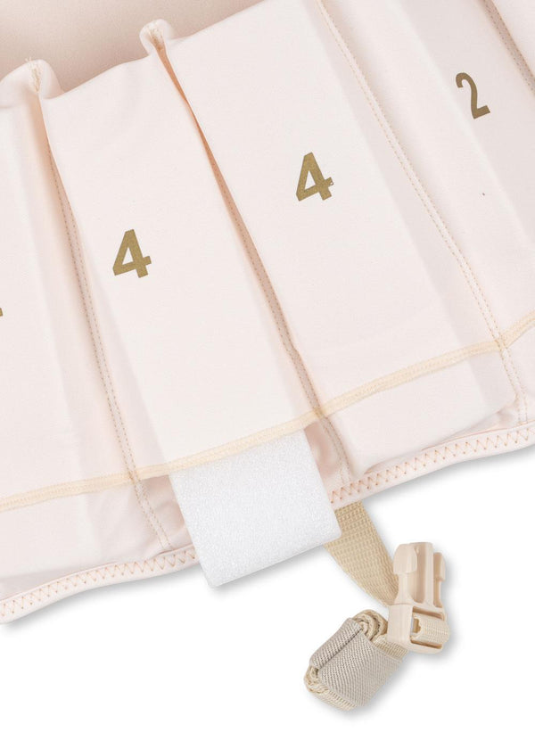 Konges Slojd - Schwimmweste mit Glanzeffekt und Rüschen - Avery - Amour Pink