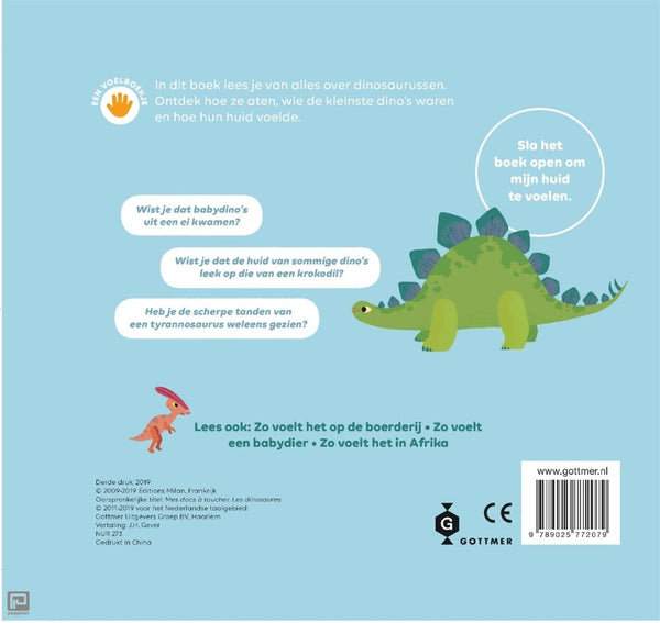 Gottmer Kinderboeken - Zo voelt een dinosaurus, Babyboeken, Gottmer, Keekabuu