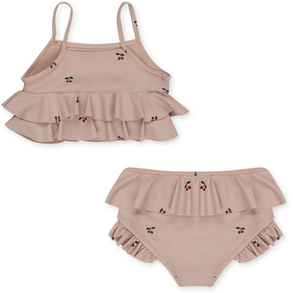 Konges Slojd -  Bikini Manuca met Ruches - Cherry Blush, Bikini, Konges Slojd, Keekabuu
