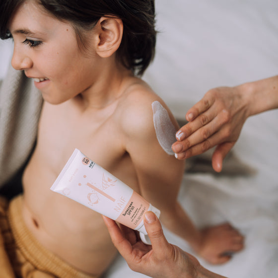 Naif Zonnebrandcrème Baby & Kids SPF50 | 100ml, Verzorgingsproducten, Naïf, Keekabuu