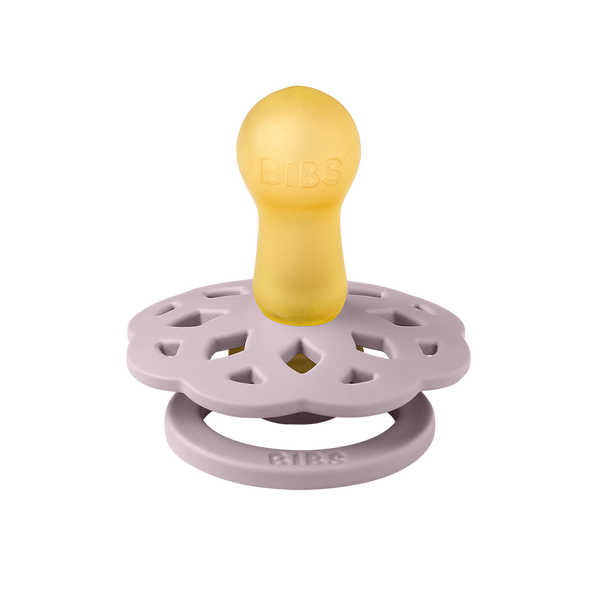 BIBS - Boheme Fopspeen  Natuurlijk Rubber  (2 stuks) Blossom/Dusky Lilac, Fopspenen, Bibs, Keekabuu