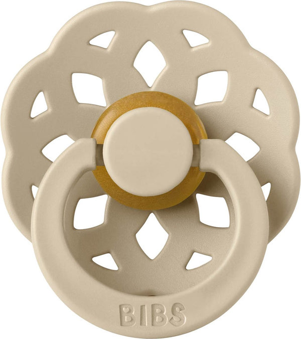 BIBS - Boheme Fopspeen  Natuurlijk Rubber  (2 stuks) Vanilla/Dark Oak, Fopspenen, Bibs, Keekabuu