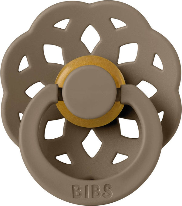 BIBS - Boheme Fopspeen  Natuurlijk Rubber  (2 stuks) Vanilla/Dark Oak, Fopspenen, Bibs, Keekabuu