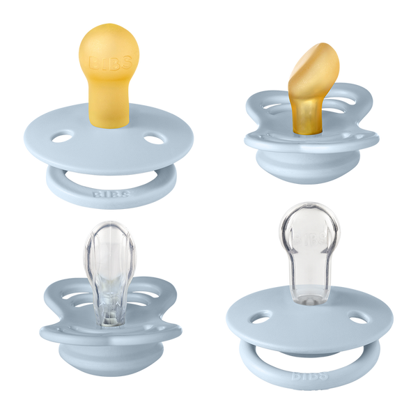 BIBS Try-It Collection - 4 Fopspenen van Rubber/Siliconen, Fopspenen, Bibs, Keekabuu
