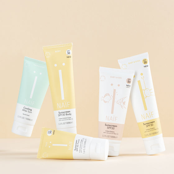 Naif Zonnebrandcrème Baby & Kids SPF50 | 100ml, Verzorgingsproducten, Naïf, Keekabuu