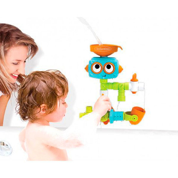 Infantino - Sensory - Plug & Play Plumber Set - Waterspeelset, Badspeelgoed, Infantino, Keekabuu