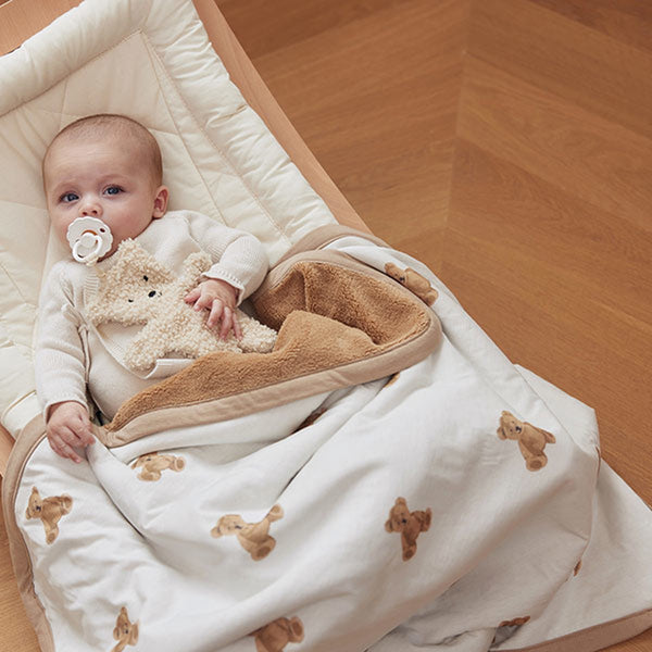Jollein - Wikkeldeken Teddy Bear, Wikkeldekens, Jollein, Keekabuu