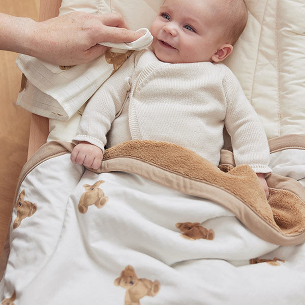 Jollein - Wikkeldeken Teddy Bear, Wikkeldekens, Jollein, Keekabuu