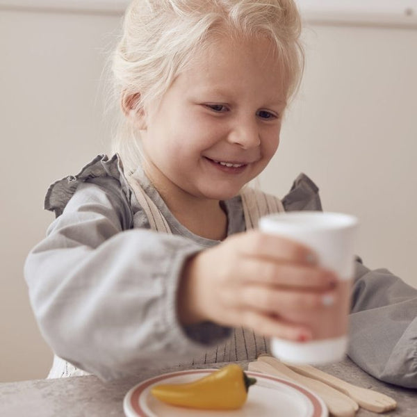 Kids Concept - Houten Servies Speelset Bistro - Speelservies voor 4 Personen, Houten speelgoed, Kid's Concept, Keekabuu