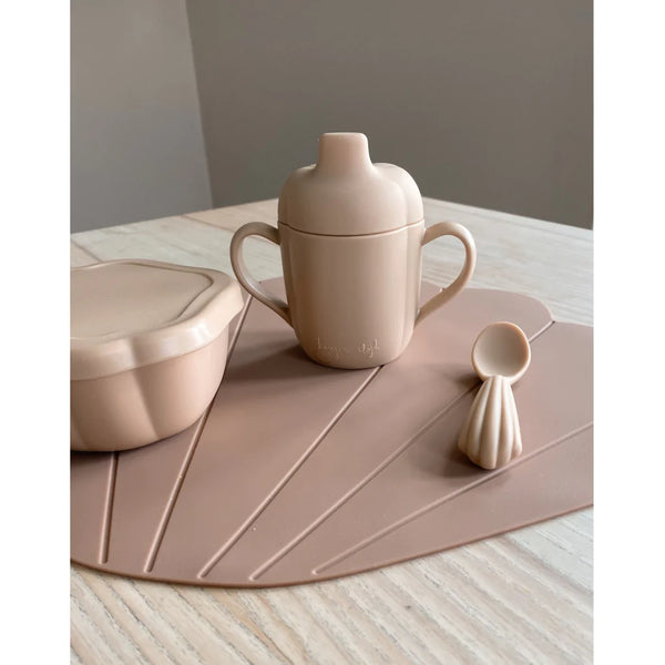 Konges Sløjd  - Silicone Serviesset Schelp, Kinderserviesset, Konges Slojd, Keekabuu