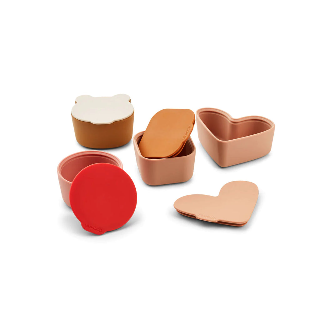 Liewood - Toto Snackbox 4-Pack, Snackbakjes, Liewood, Keekabuu